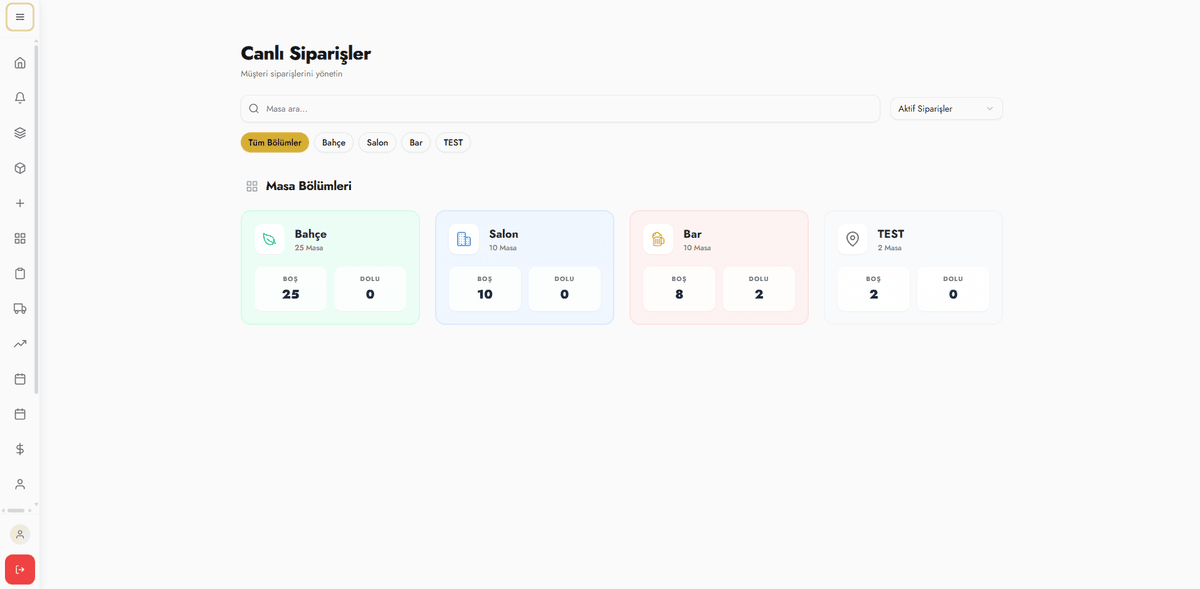 Kolay Adisyon Yönetimi