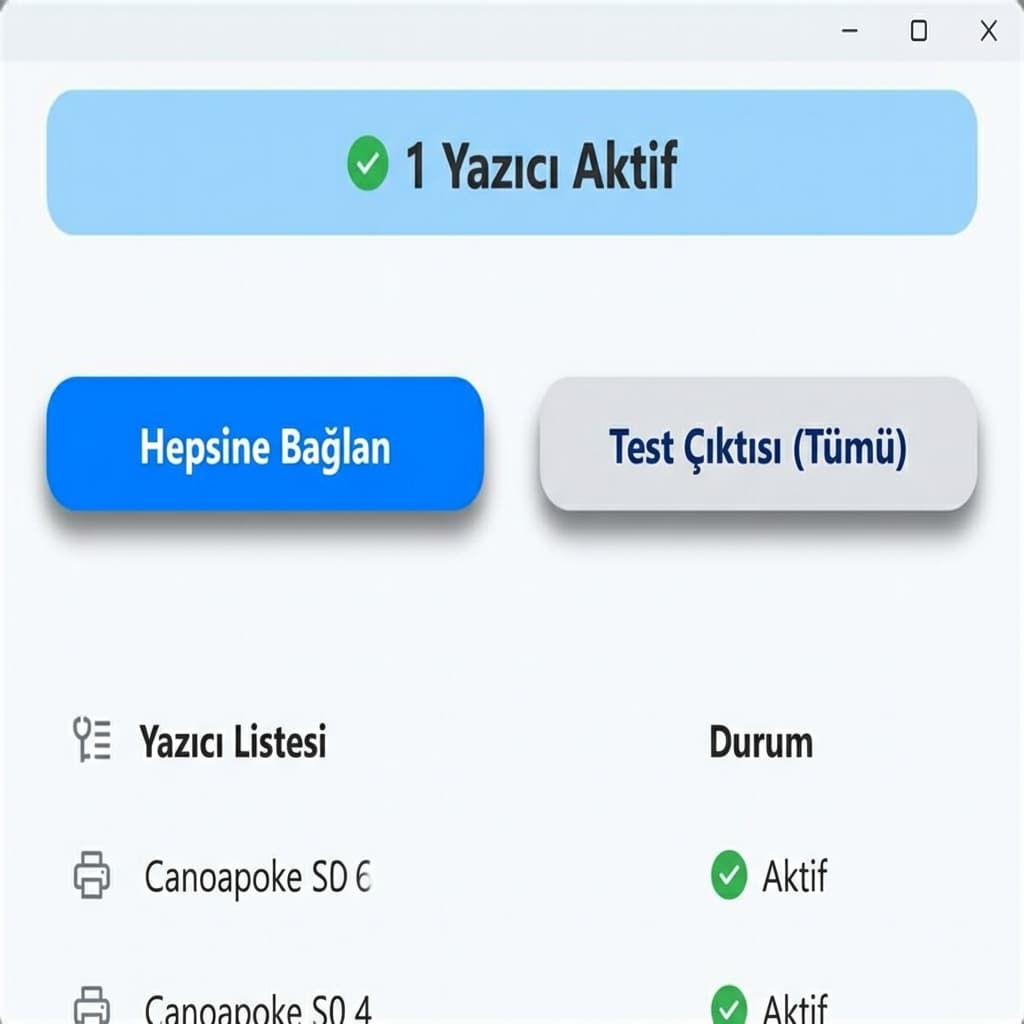 Aktivasyon ve Test Çıktısı